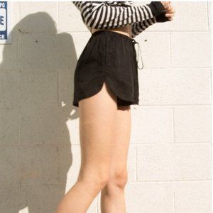 Brandy Melville John Galt Black Dolphin Shorts